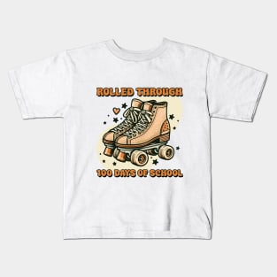 Rolled Through 100 Days Of School Kids T-Shirt